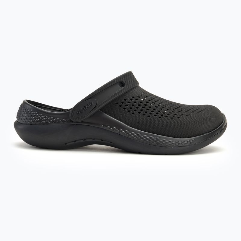 Джапанки Crocs LiteRide 360 Clog black/black 3