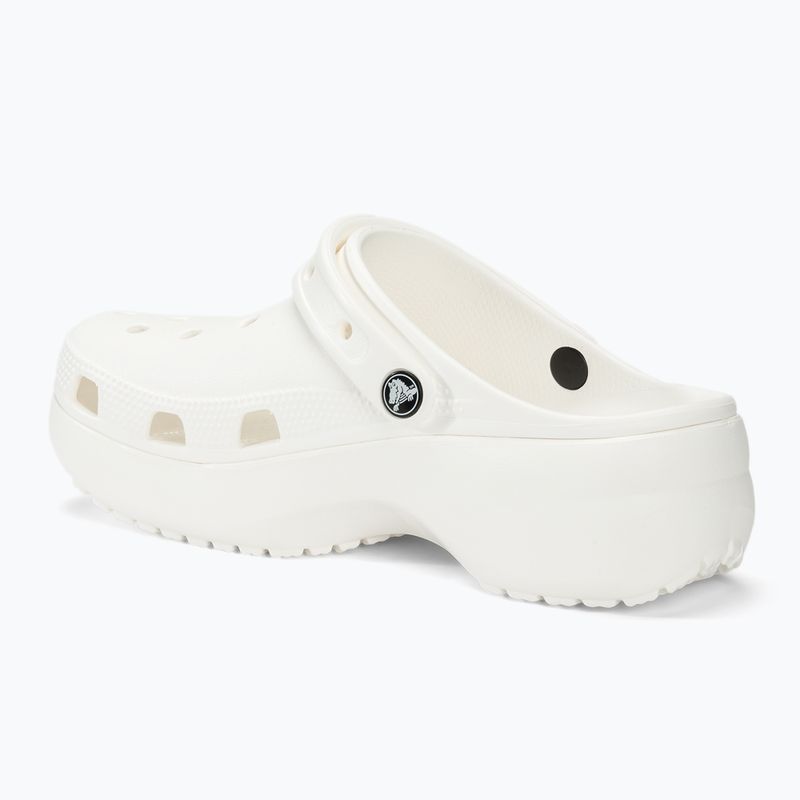 Дамски джапанки Crocs Classic Platform Clog white 4