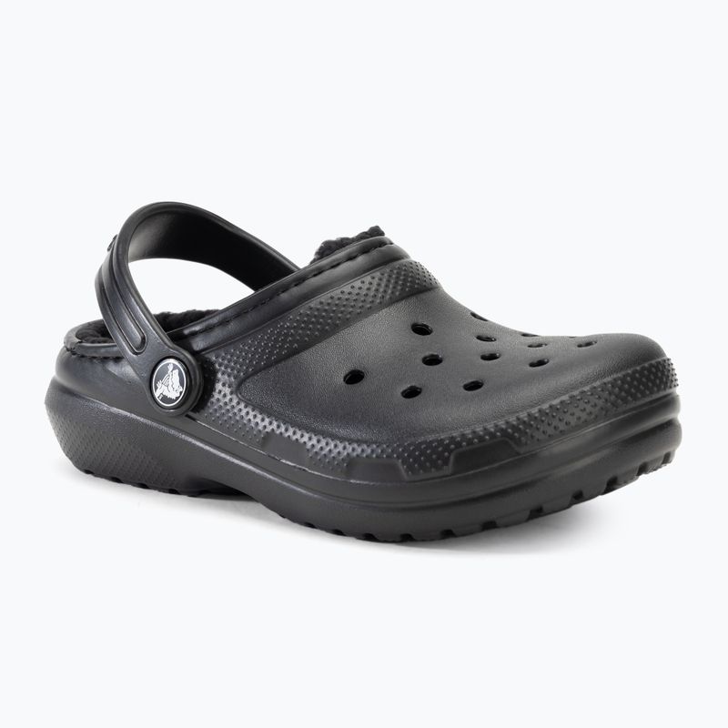 Детски джапанки Crocs Classic Lined Clog black/black 2