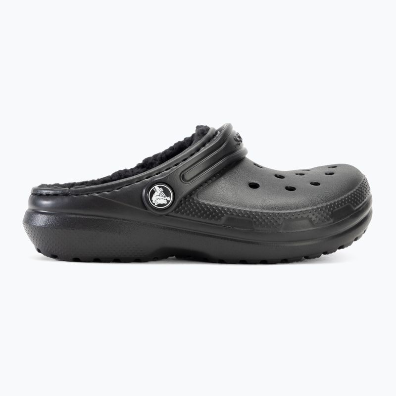 Детски джапанки Crocs Classic Lined Clog black/black 3