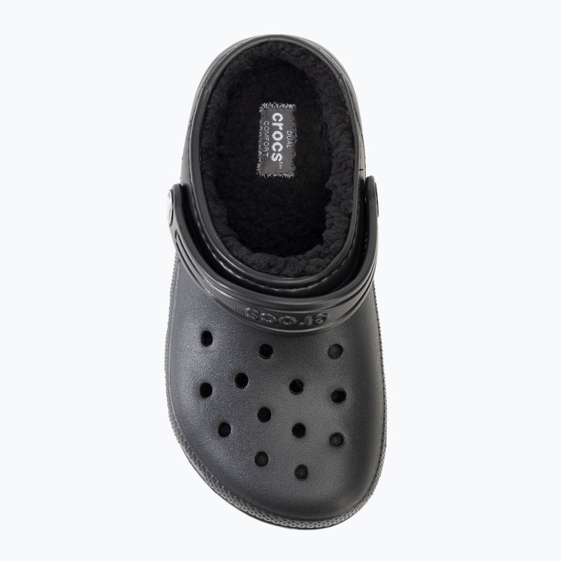 Детски джапанки Crocs Classic Lined Clog black/black 6