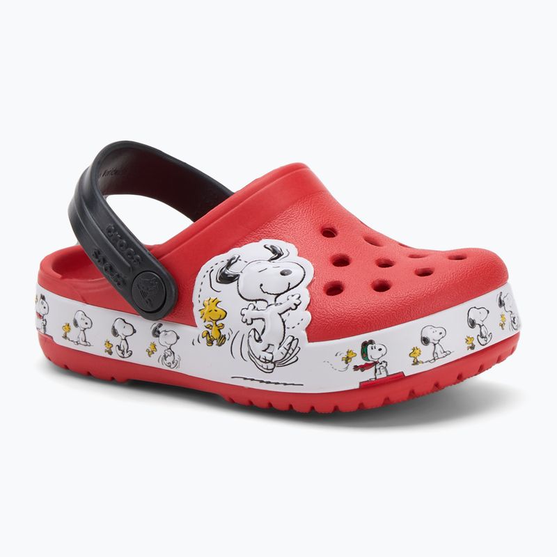 Crocs Fun Lab Snoopy Woodstock Clog Toddler огнени джапанки 2
