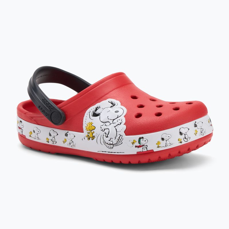 Crocs Fun Lab Snoopy Woodstock Clog Детски джапанки с пламък 2