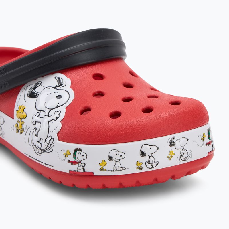 Crocs Fun Lab Snoopy Woodstock Clog Детски джапанки с пламък 8