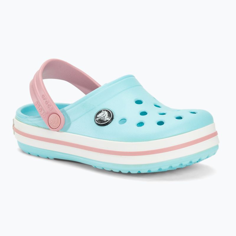 Детски джапанки Crocs Crocband Clog ice blue/white 2