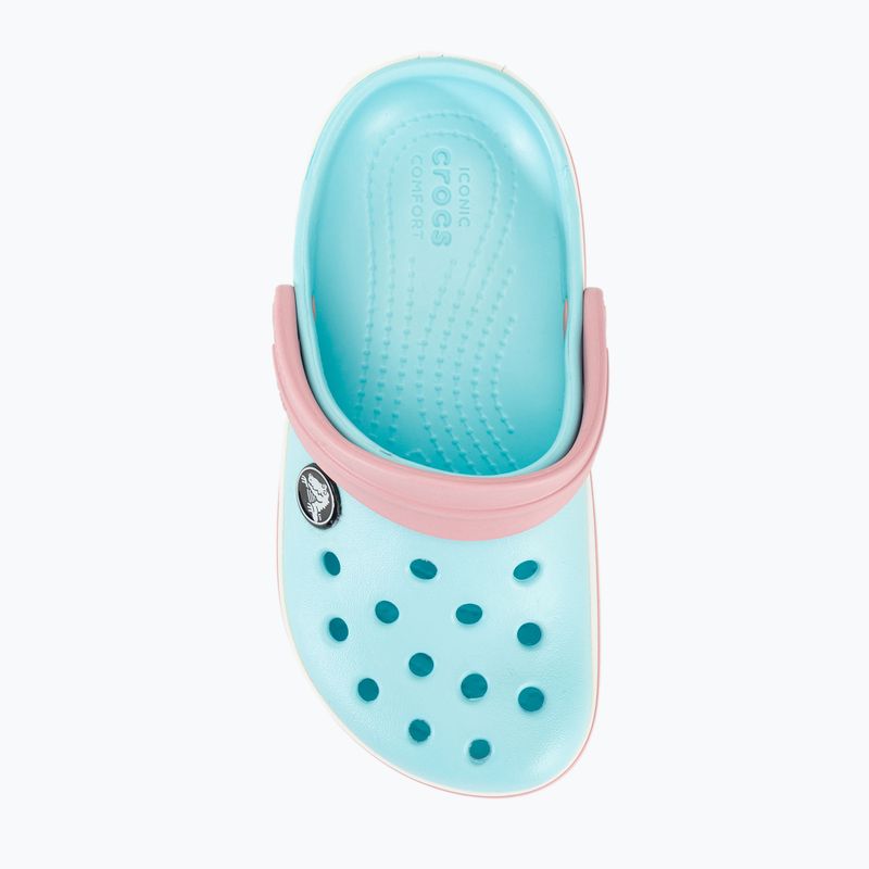 Детски джапанки Crocs Crocband Clog ice blue/white 7