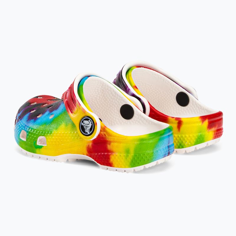 Crocs Classic Tie-Dye Graphic Clog T цветни детски джапанки 206994-90H 4