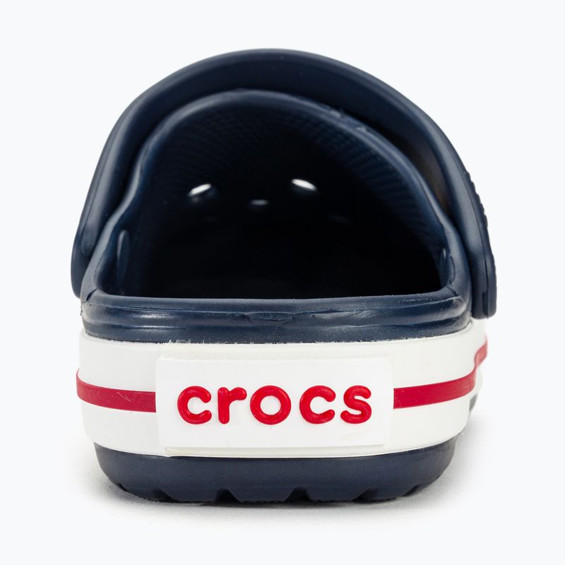 Детски джапанки Crocs Crocband Clog в тъмносиньо/червено 8