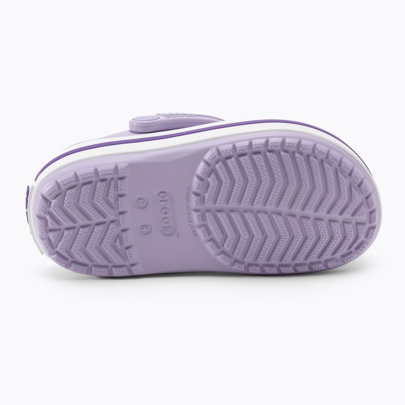 Детски чехли Crocs Crocband Clog lavender/neon 5