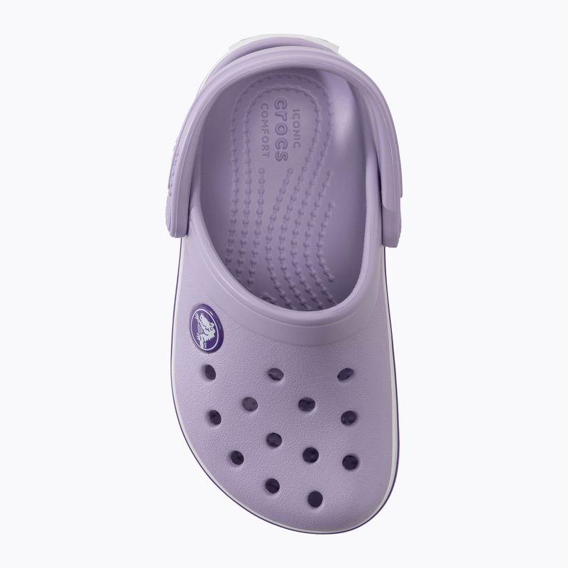 Детски чехли Crocs Crocband Clog lavender/neon 6