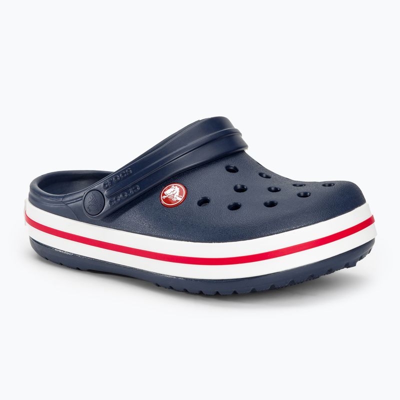 Детски джапанки Crocs Crocband Clog в тъмносиньо/червено