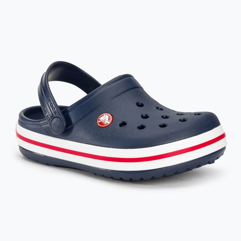 Детски джапанки Crocs Crocband Clog в тъмносиньо/червено 2