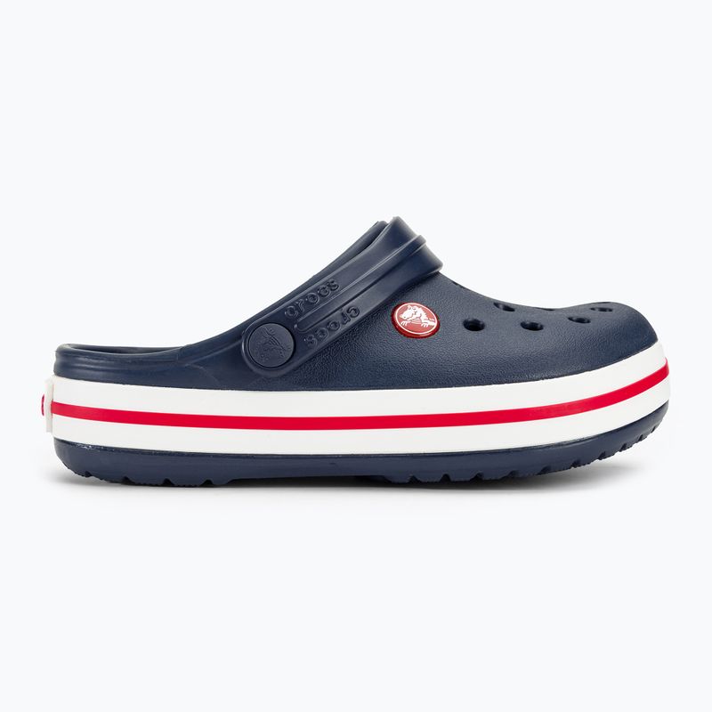 Детски джапанки Crocs Crocband Clog в тъмносиньо/червено 3