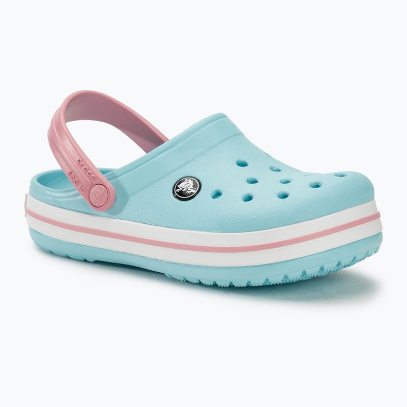 Детски джапанки Crocs Crocband Clog ice blue/white 2