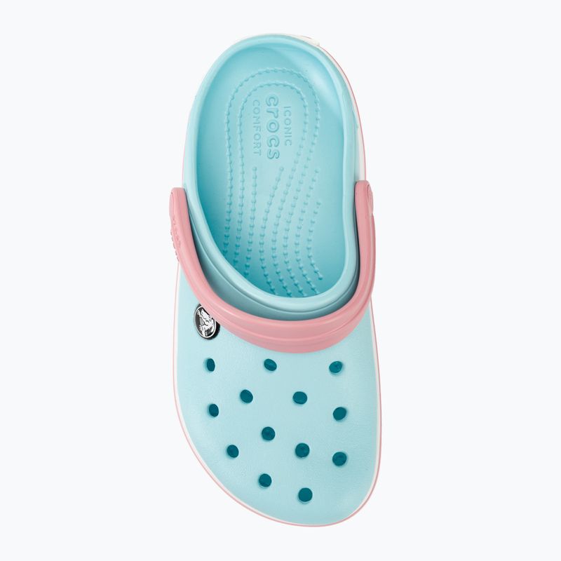 Детски джапанки Crocs Crocband Clog ice blue/white 7