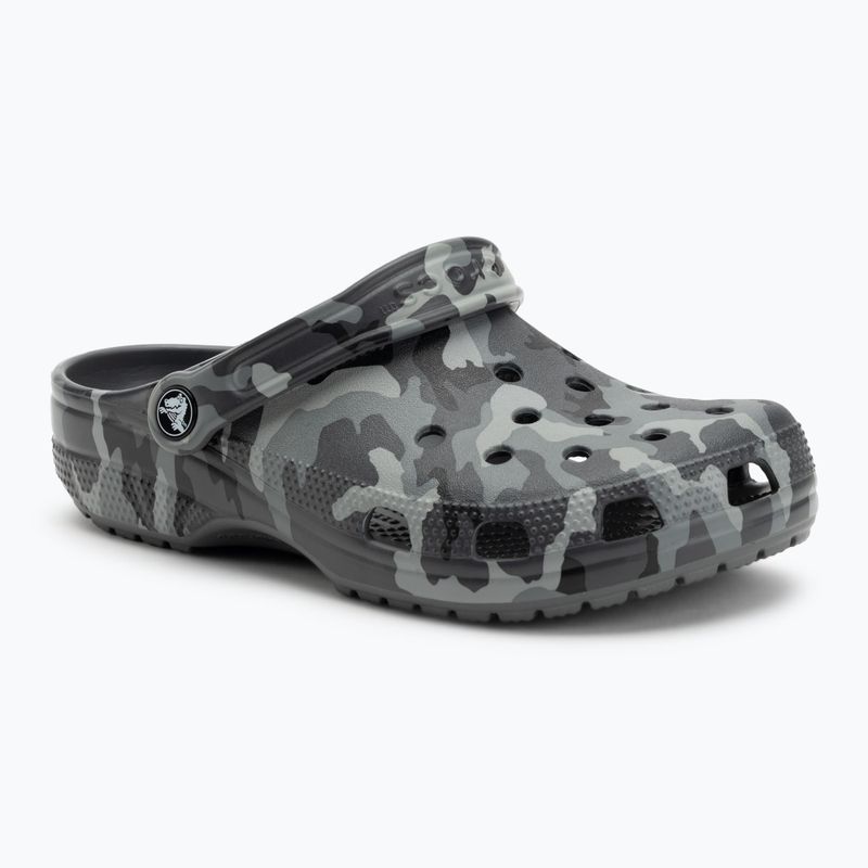 Crocs Classic Printed Camo Clog slate grey/multi джапанки