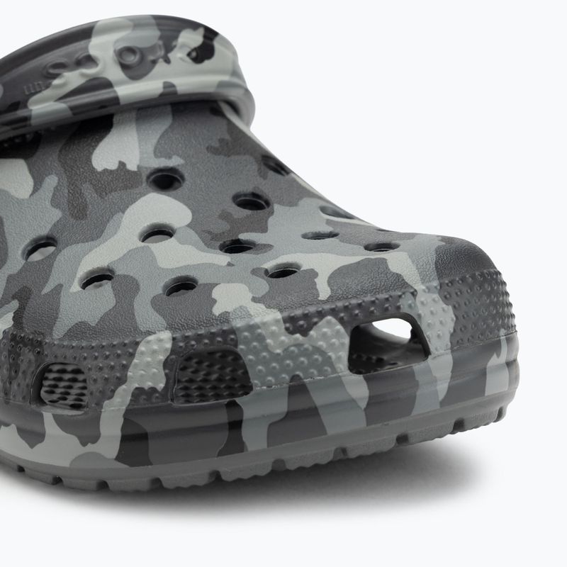 Crocs Classic Printed Camo Clog slate grey/multi джапанки 8
