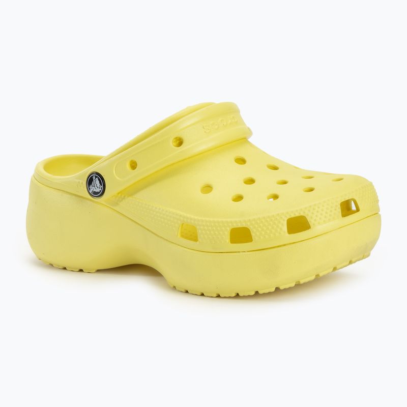 Дамски джапанки Crocs Classic Platform Clog banana 2