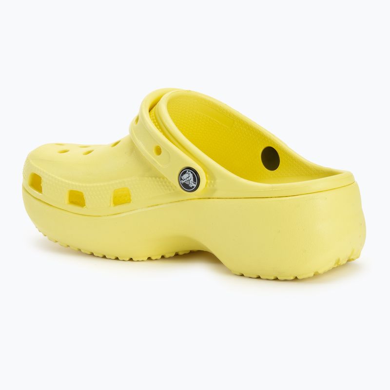 Дамски джапанки Crocs Classic Platform Clog banana 3