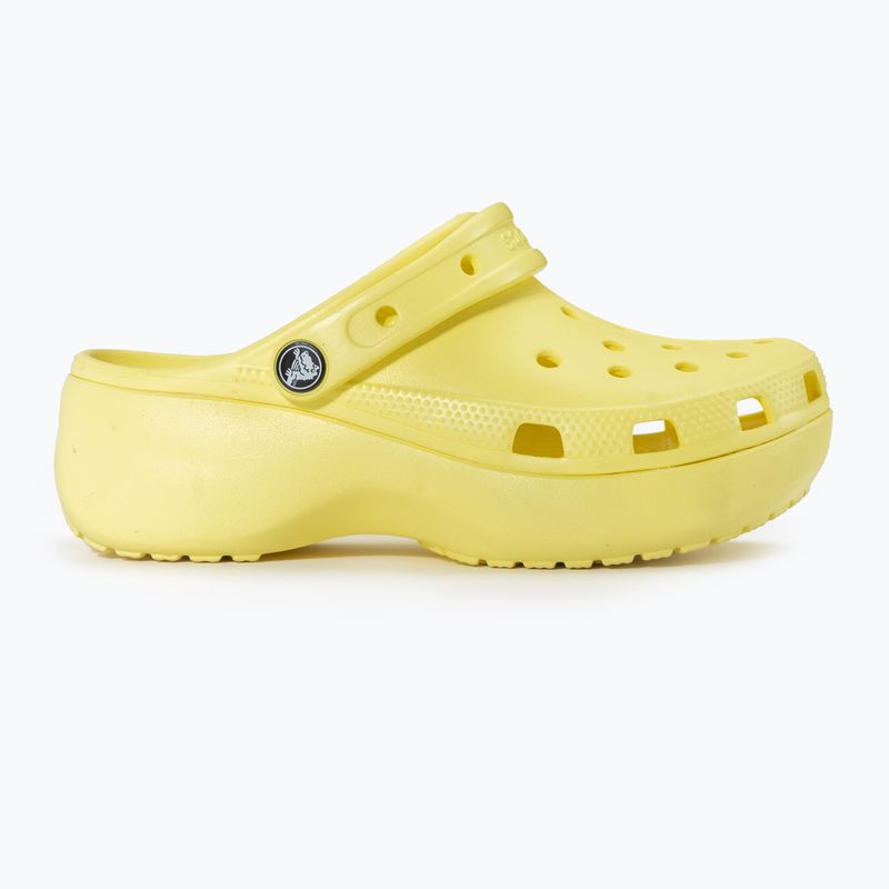 Дамски джапанки Crocs Classic Platform Clog banana 4