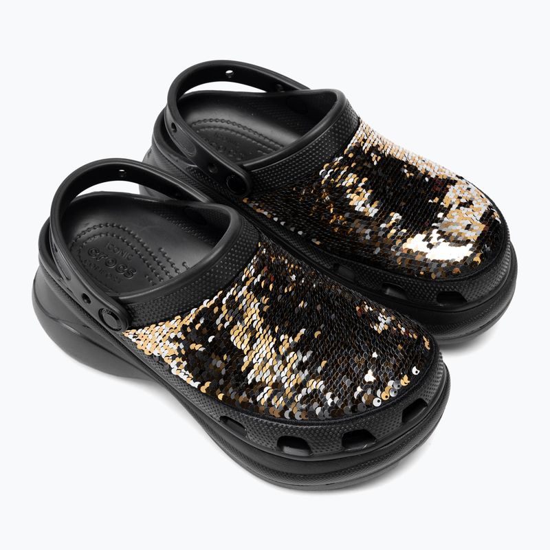 Дамски чехли Crocs Classic Bae Sequin black/multi 4
