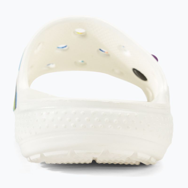 Джапанки Crocs Classic Crocs Bubble Block Slide white/multi 6