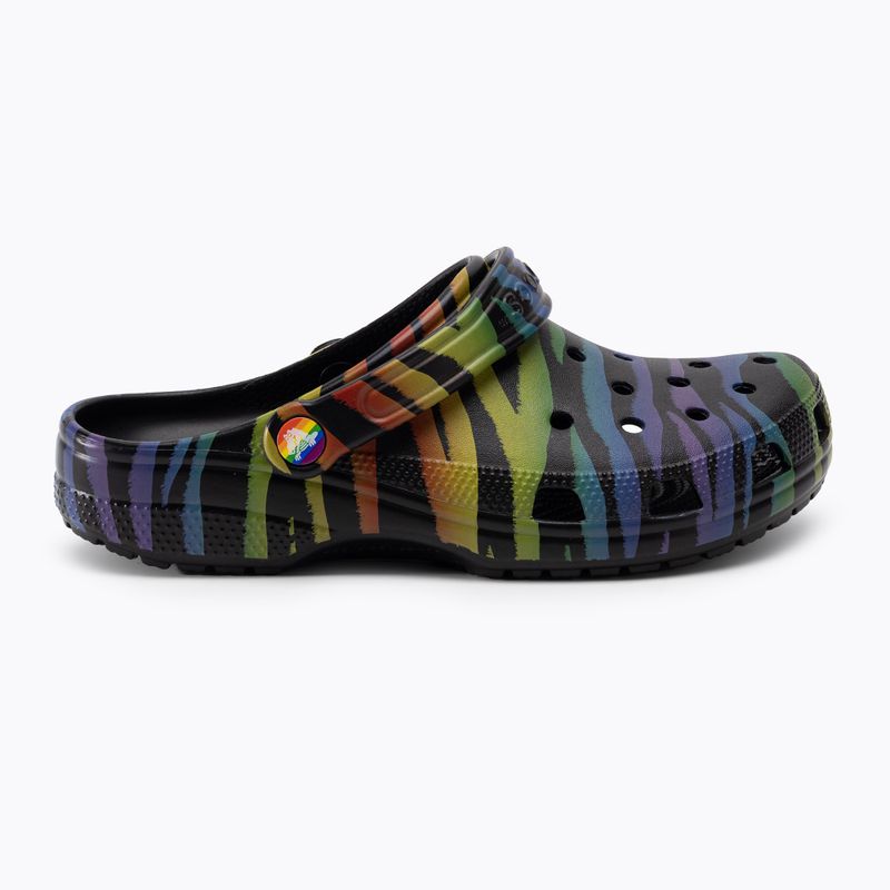 Дамски чехли Crocs Classic Seasonal Printed zebra rainbow 3