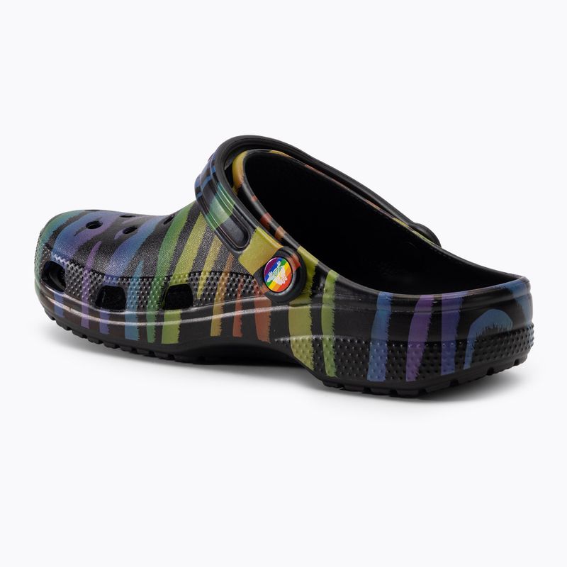 Дамски чехли Crocs Classic Seasonal Printed zebra rainbow 4