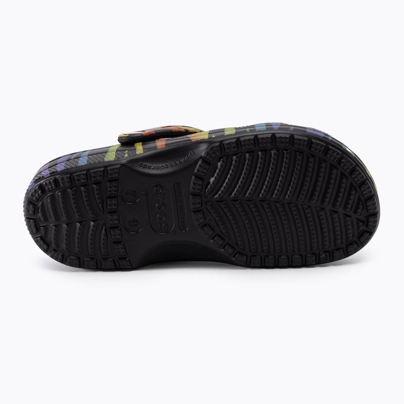 Дамски чехли Crocs Classic Seasonal Printed zebra rainbow 5