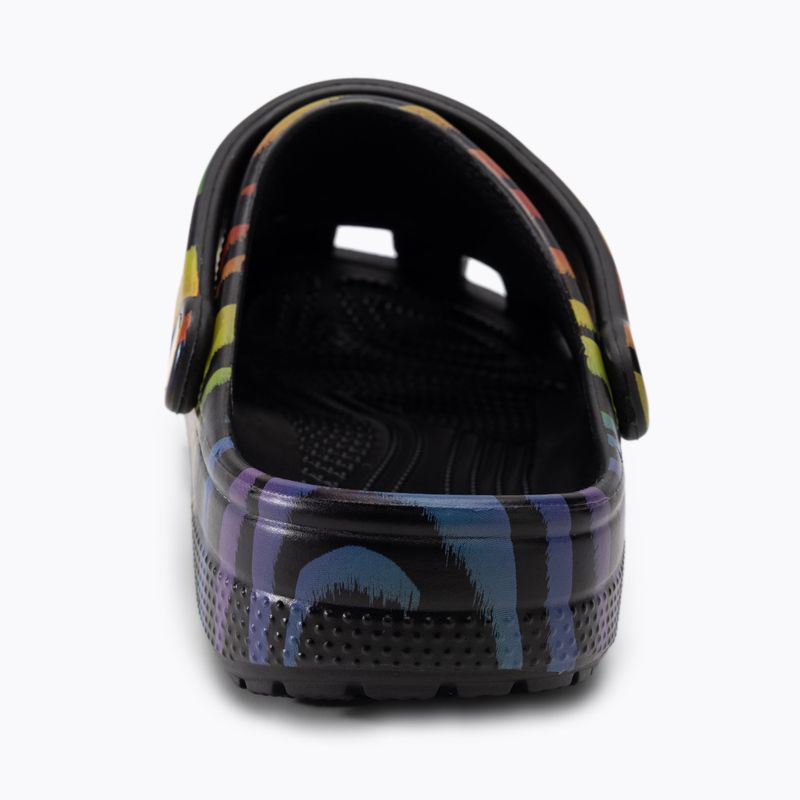 Дамски чехли Crocs Classic Seasonal Printed zebra rainbow 7