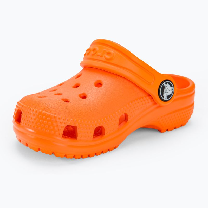 Детски чехли Crocs Classic Clog T orange zing 8