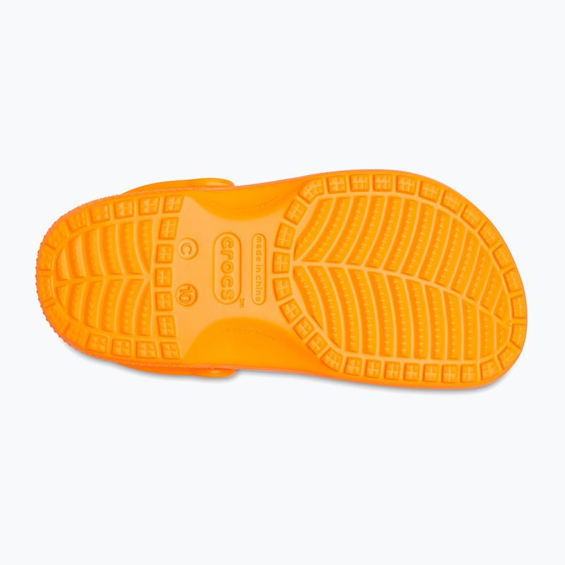 Детски чехли Crocs Classic Clog T orange zing 14