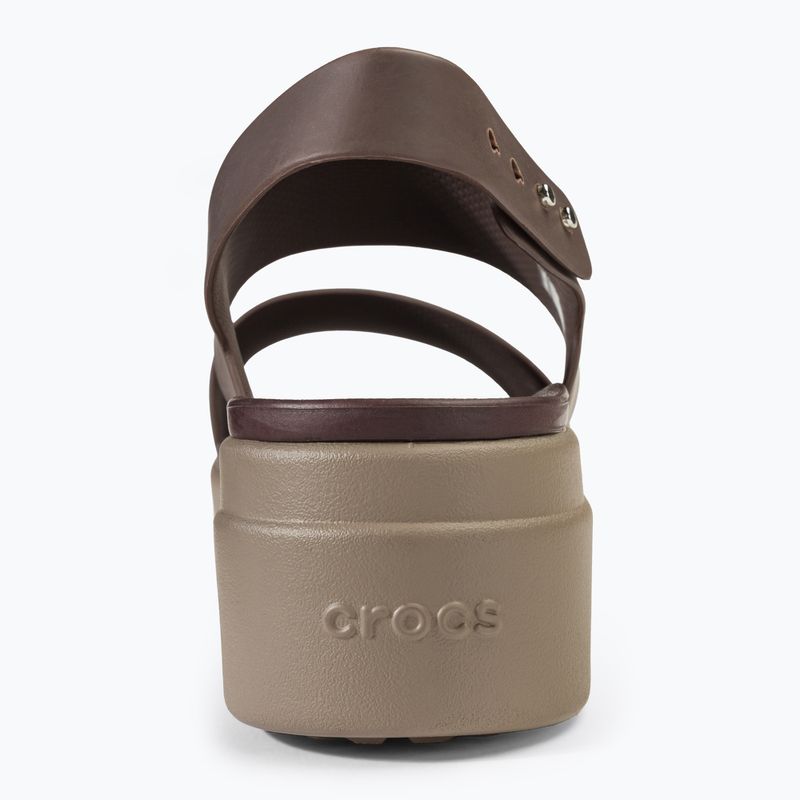 Дамски сандали Crocs Brooklyn Low Wedge mushroom/stucco 6