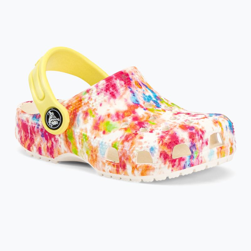 Детски джапанки Crocs Classic Tie-Dye Graphic Clog T white 206994-83B 2