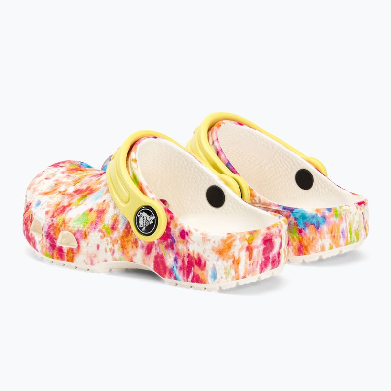 Детски джапанки Crocs Classic Tie-Dye Graphic Clog T white 206994-83B 4