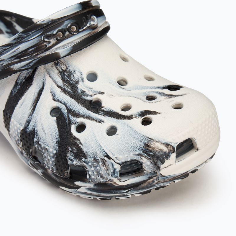 Детски джапанки Crocs Classic Marbled Clog Kids black/white 8