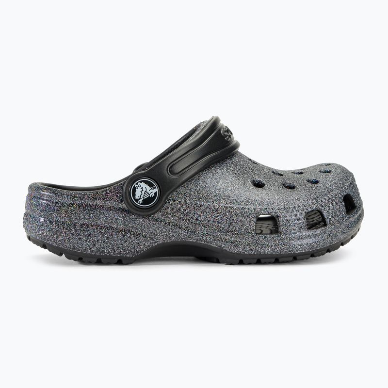 Детски чехли Crocs Classic Glitter Clog black 3