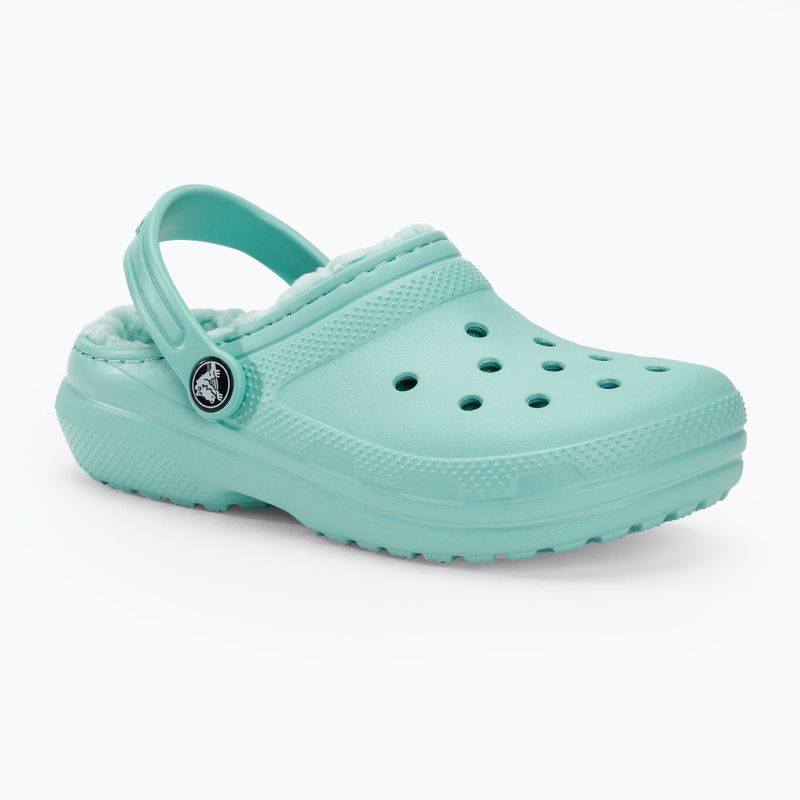 Детски чехли Crocs Classic Lined pure water 2