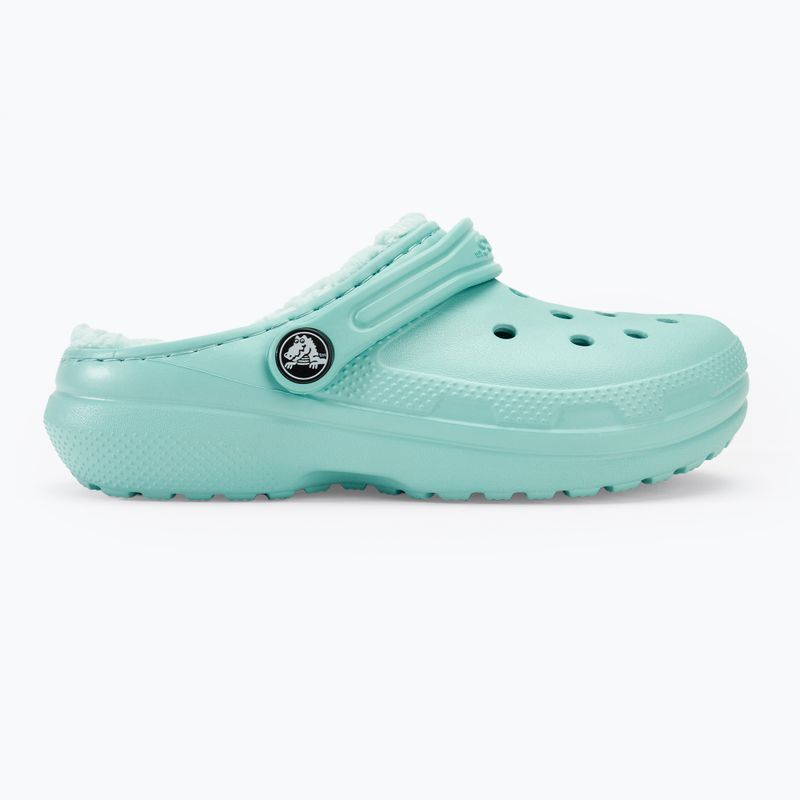 Детски чехли Crocs Classic Lined pure water 3