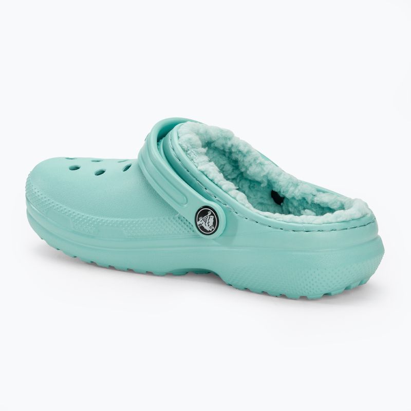 Детски чехли Crocs Classic Lined pure water 4