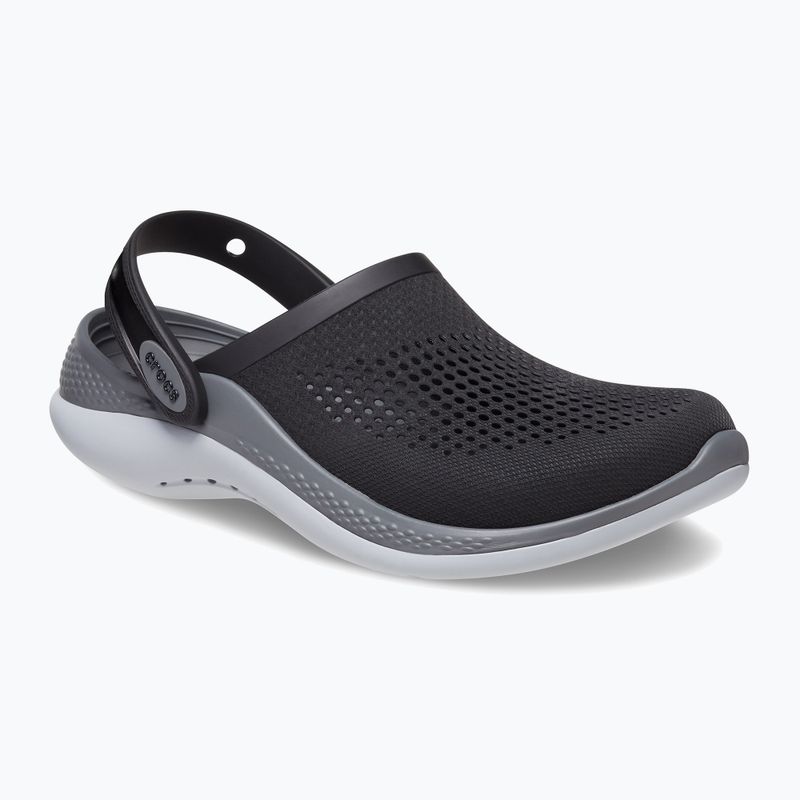 Джапанки Crocs LiteRide 360 Clog black/slate grey 9