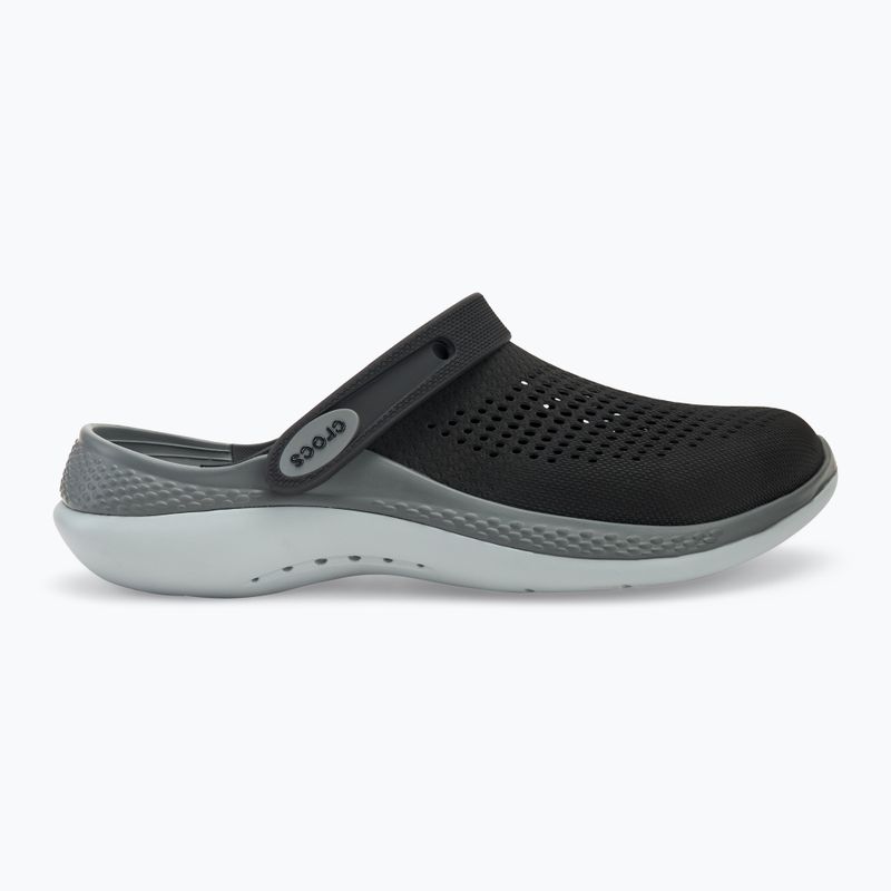 Джапанки Crocs LiteRide 360 Clog black/slate grey 3