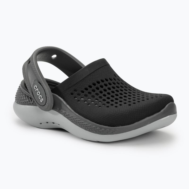 Детски чехли Crocs LiteRide 360 black/slate grey 2