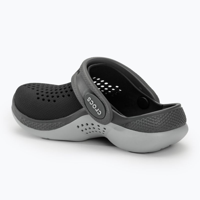 Детски чехли Crocs LiteRide 360 black/slate grey 4