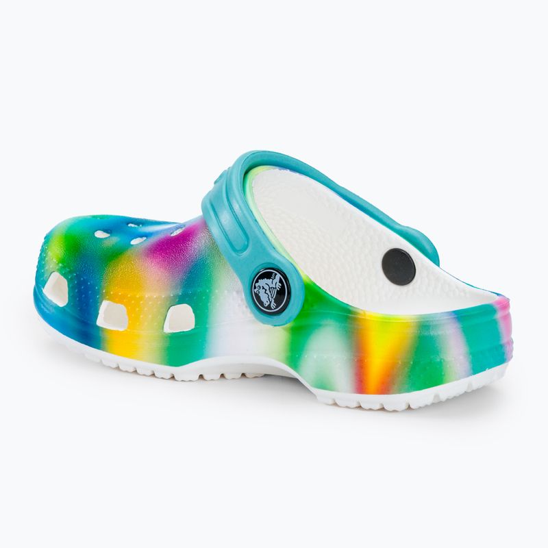 Детски чехли Crocs Classic Solarized Clog white/multi 4
