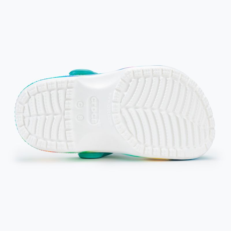 Детски чехли Crocs Classic Solarized Clog white/multi 5