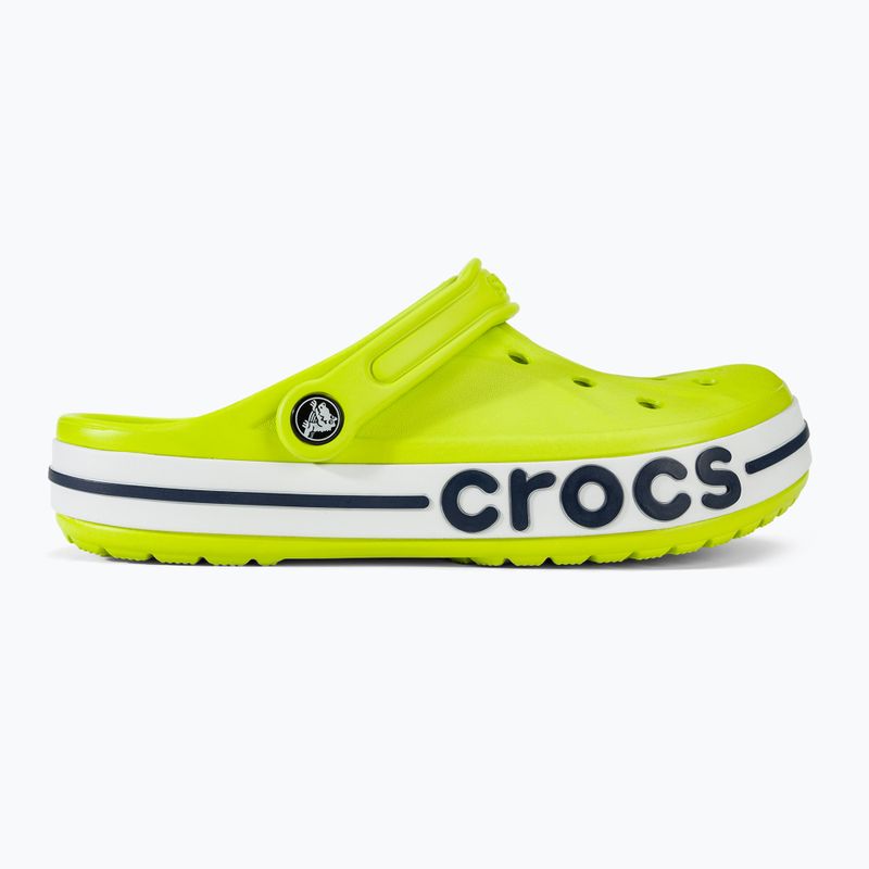 Джапанки Crocs Bayaband Clog lime punch/navy 3