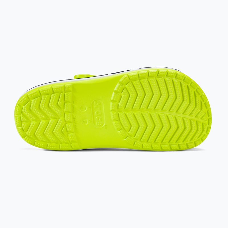 Джапанки Crocs Bayaband Clog lime punch/navy 5