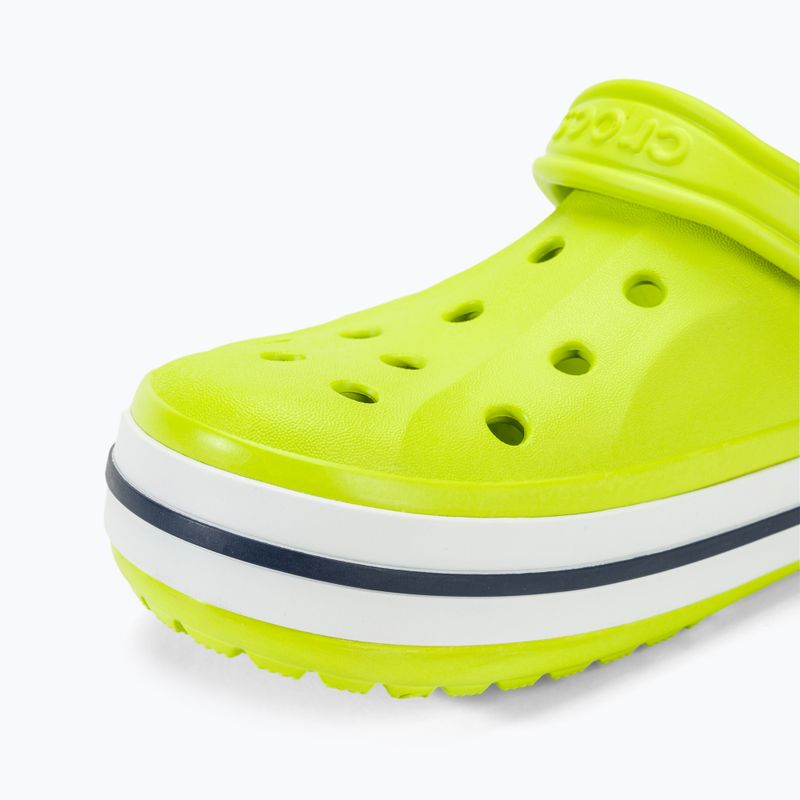 Джапанки Crocs Bayaband Clog lime punch/navy 8