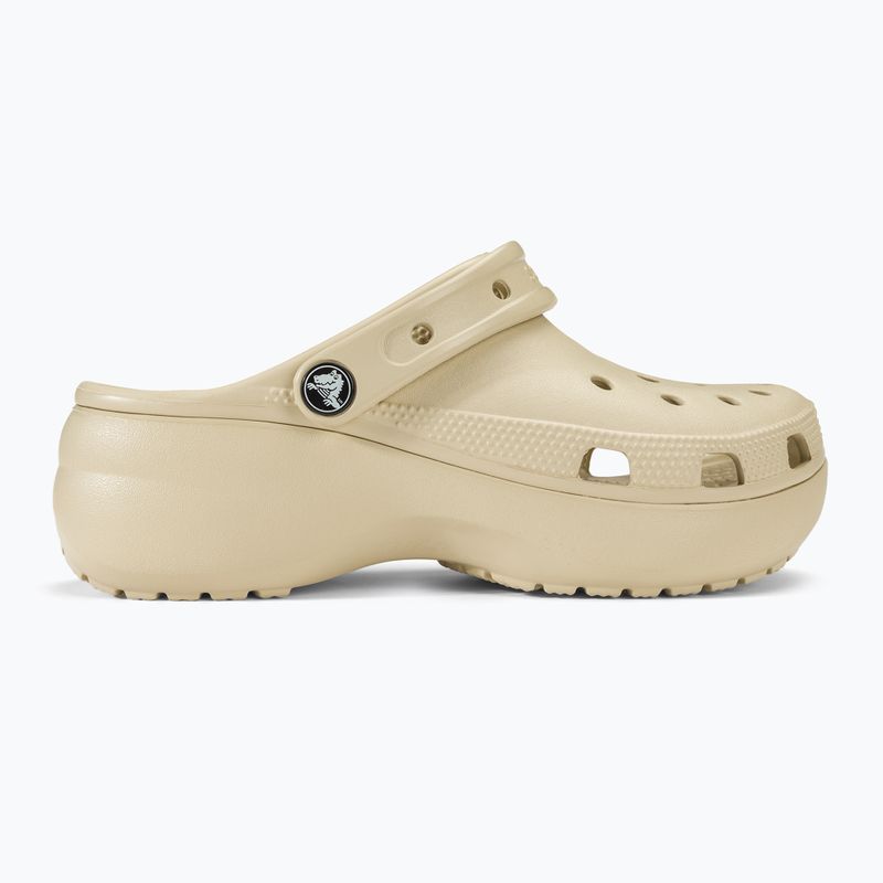 Дамски джапанки Crocs Classic Platform Clog bone 3